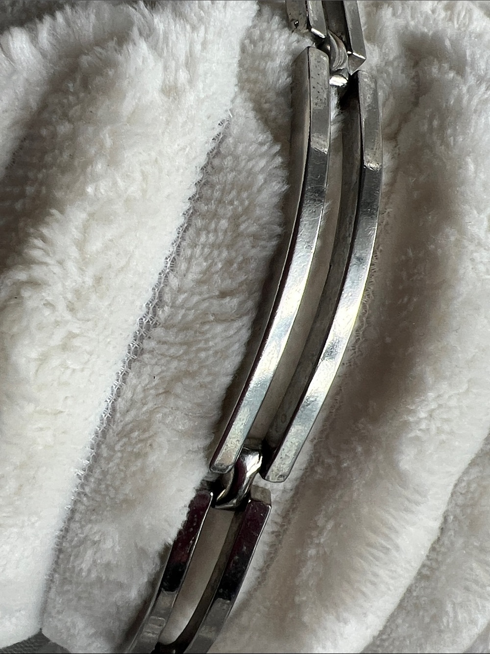Sterling Silver Toned Link Bracelet